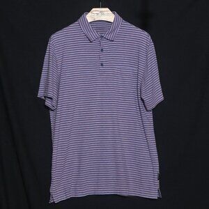 Patagonia SS Striped Polo Blue Gray Red - Sz M*